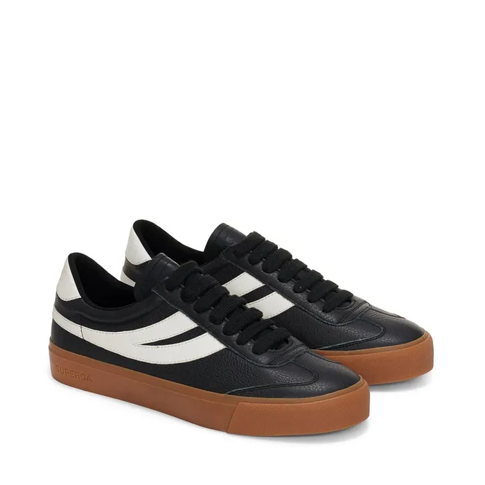 Women Unisex 4834 CLUB S SWALLOW Low Cut BLACKGUM Superga Low Cut