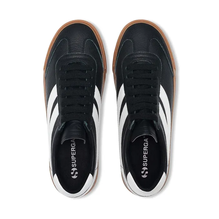 Women Unisex 4834 CLUB S SWALLOW Low Cut BLACKGUM Superga Low Cut