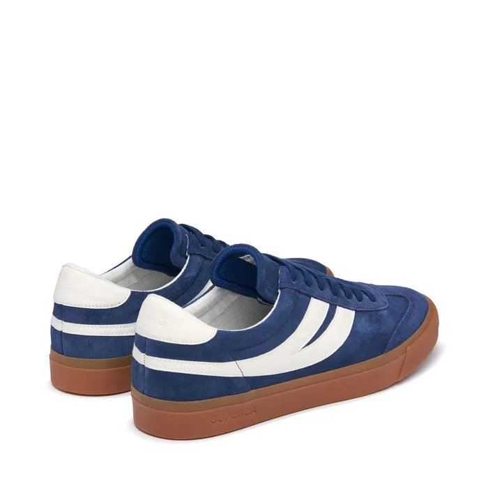 Women Unisex 4834 CLUB S SWALLOW SUEDE Low Cut NAVYGUM Superga Low Cut