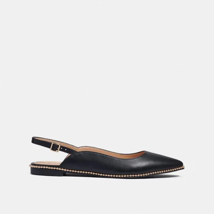 Women Vae Skimmer Black Coach Flats and Loafers Women Vae Skimmer Black Coach Flats and Loafers