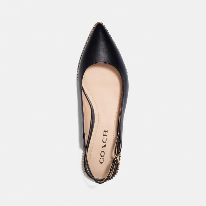 Women Vae Skimmer Black Coach Flats and Loafers Women Vae Skimmer Black Coach Flats and Loafers