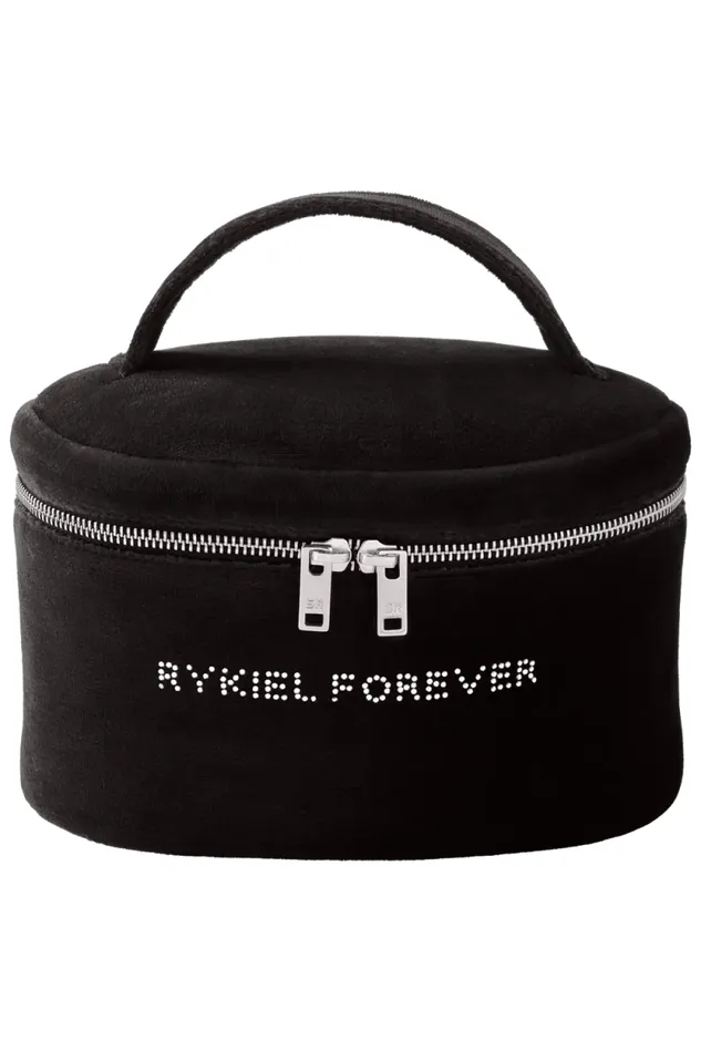 Women Velvet Vanity Case Black Black Sonia Rykiel Cases
