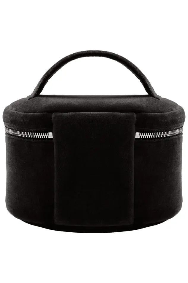 Women Velvet Vanity Case Black Black Sonia Rykiel Cases