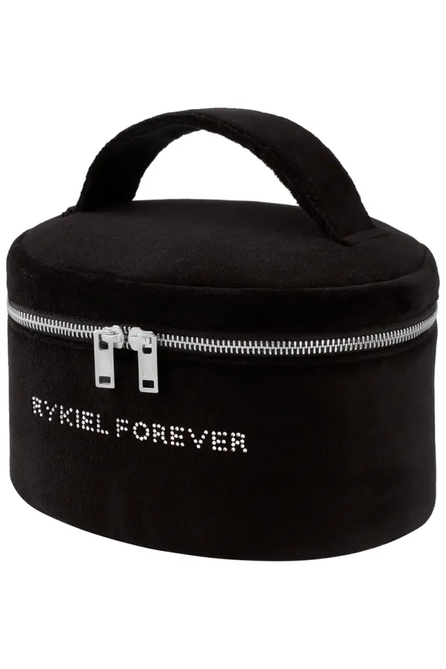 Women Velvet Vanity Case Black Black Sonia Rykiel Cases