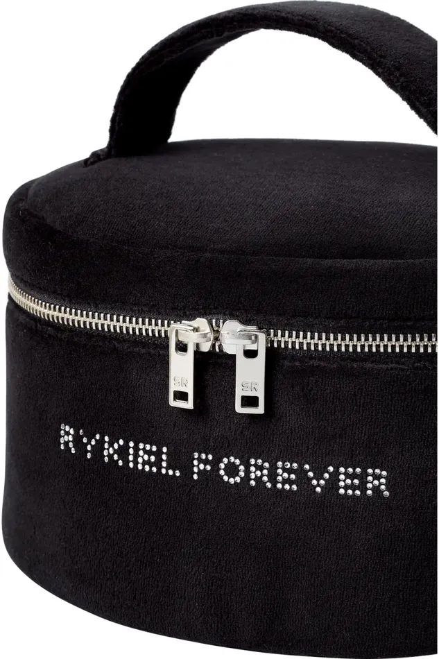 Women Velvet Vanity Case Black Black Sonia Rykiel Cases