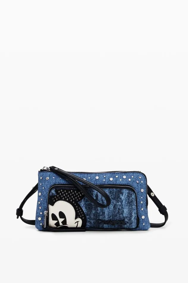 Women Wallets and Purses Desigual Mickey Mouse L Denim Wallet