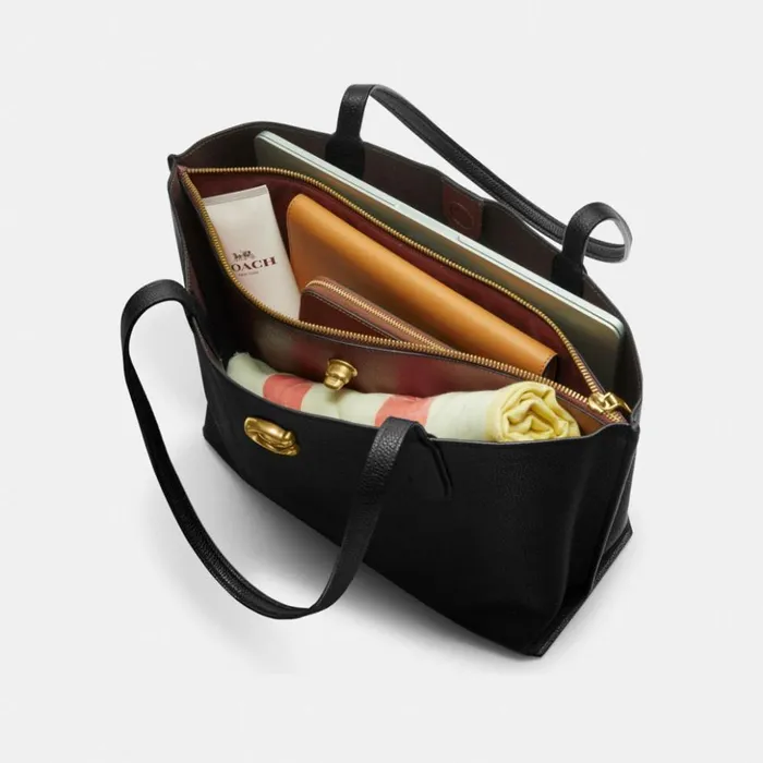 Women Willow Tote Brassblack Coach Totes and Carryalls Women Willow Tote Brassblack Coach Totes and Carryalls
