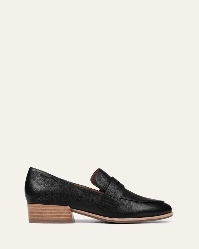 Women Xenos loafers black leather LACE UP and LOAFERS jomercer