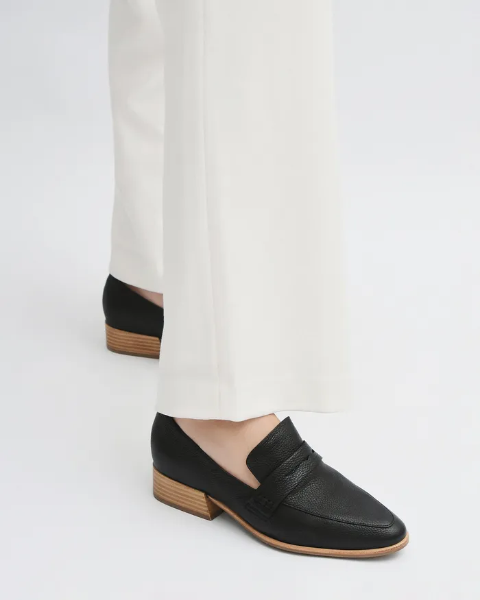 Women Xenos loafers black leather LACE UP and LOAFERS jomercer