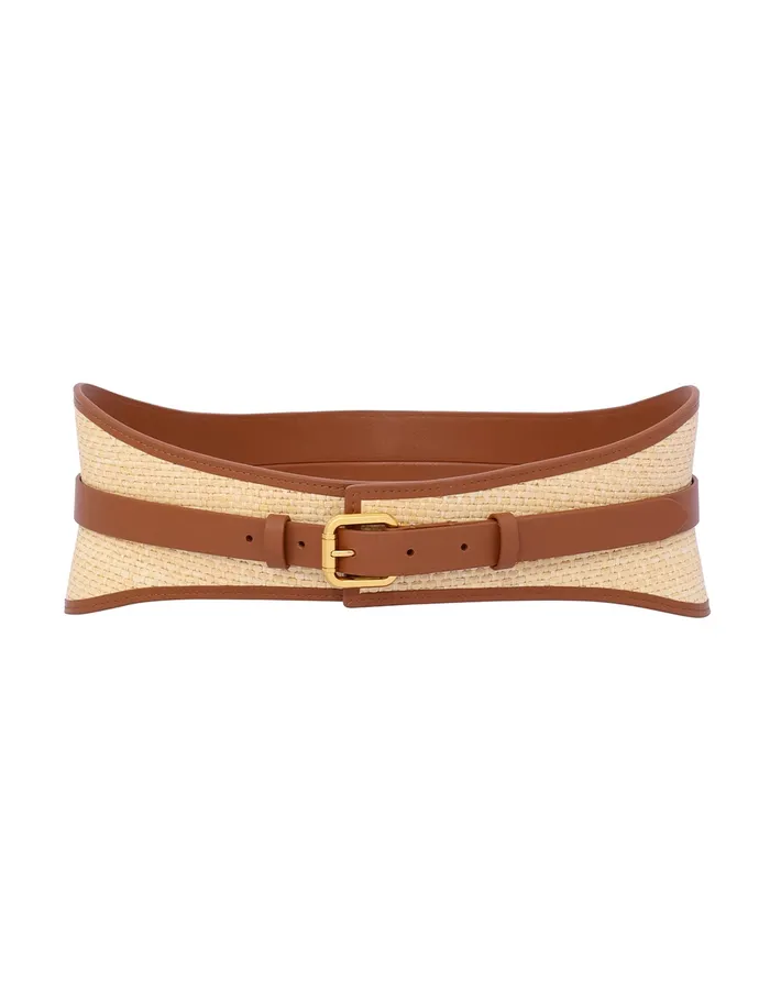 Women Zimmermann Belts Raffia Belt 100 Naturaltan