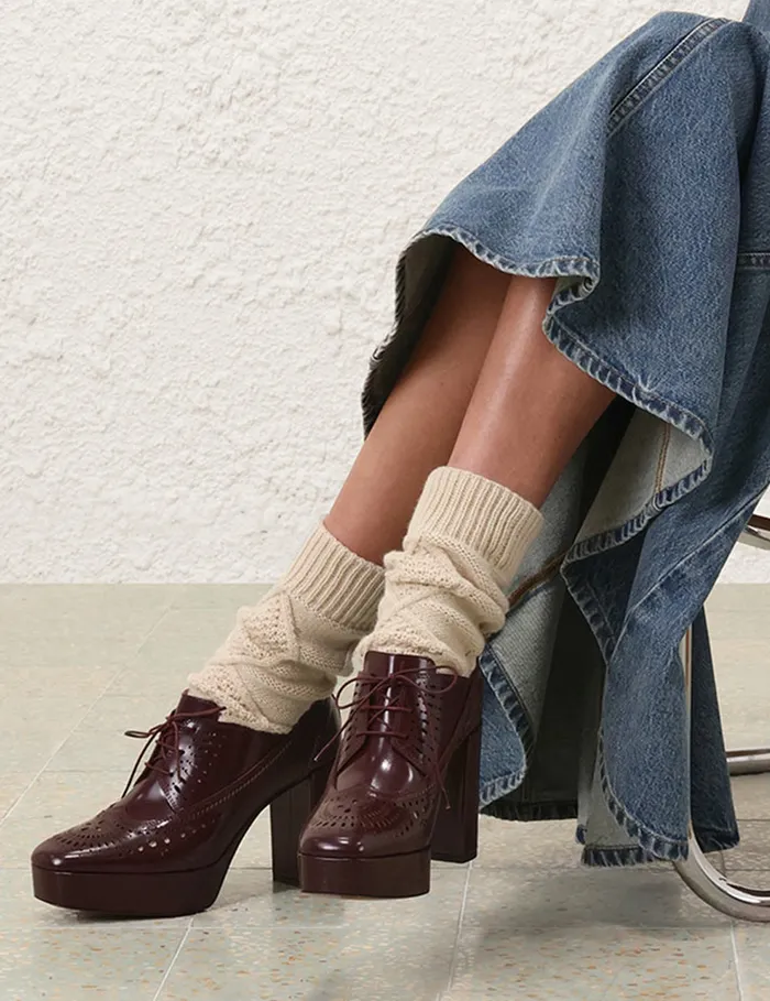 Women Zimmermann Boots Eliot Pump 100 Bordeaux