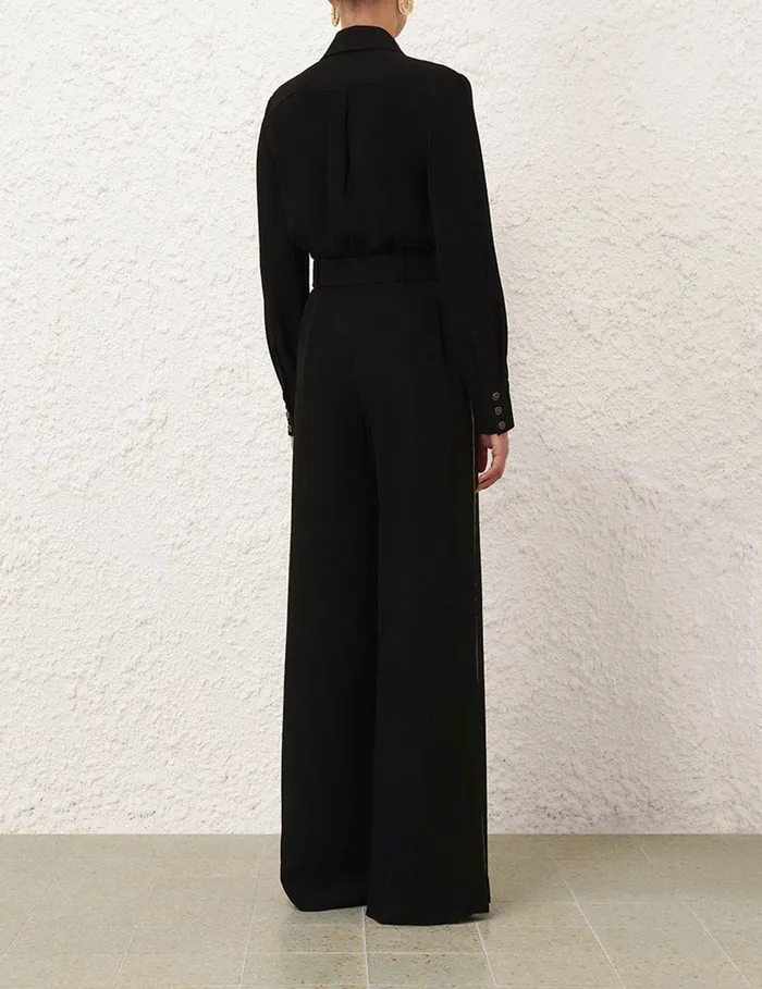 Women Zimmermann Clothing Chain Blouse Black