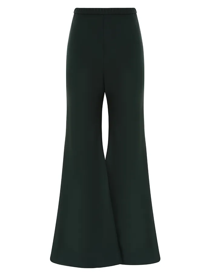 Women Zimmermann Clothing Eden Slouch Flare Pant Bottle Green