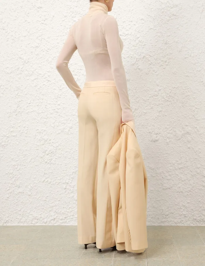 Women Zimmermann Clothing Illustration Fine Knit Top Cream