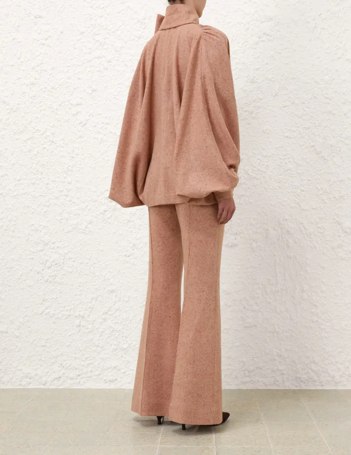 Women Zimmermann Clothing Illustration Melange Flare Red