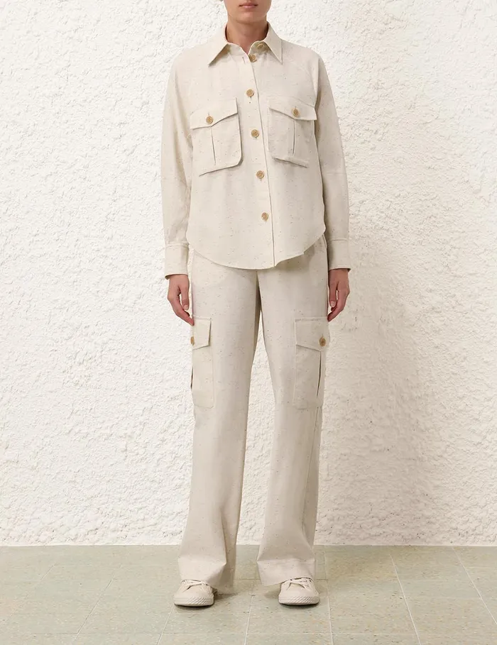 Women Zimmermann Clothing Illustration Utility Pant Melange