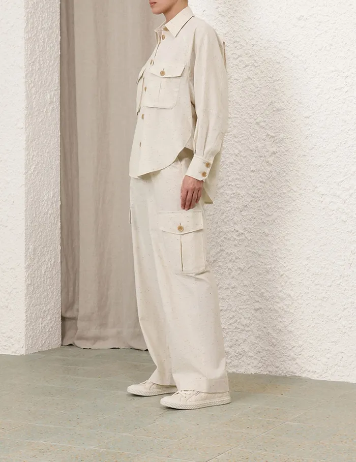 Women Zimmermann Clothing Illustration Utility Pant Melange