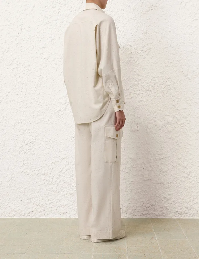 Women Zimmermann Clothing Illustration Utility Pant Melange