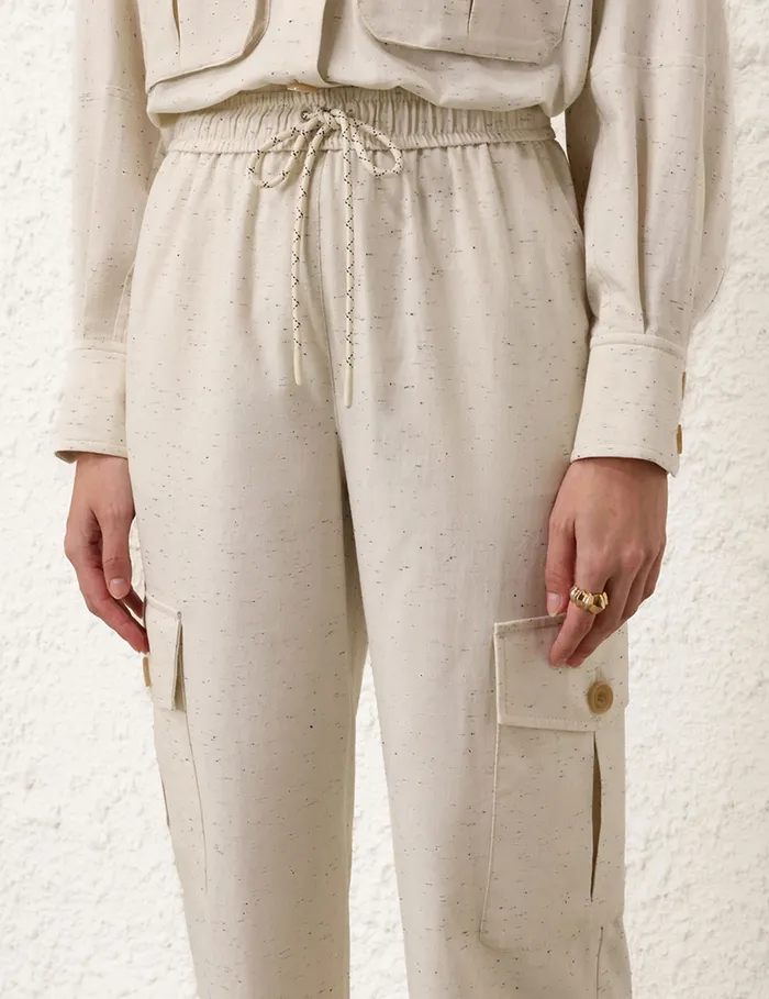 Women Zimmermann Clothing Illustration Utility Pant Melange