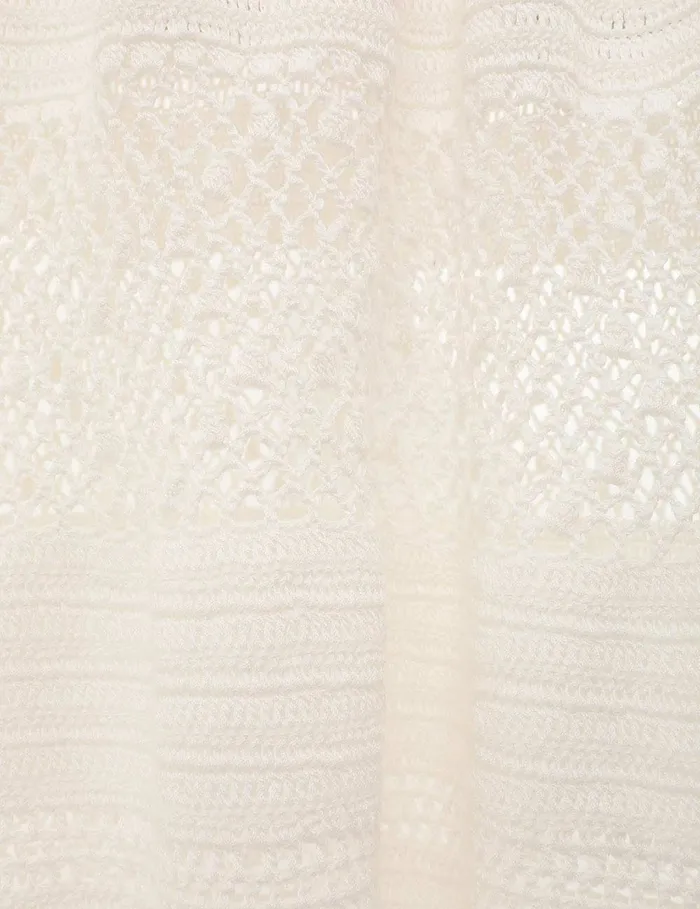 Women Zimmermann Clothing Ottie Crochet Dress Ivory
