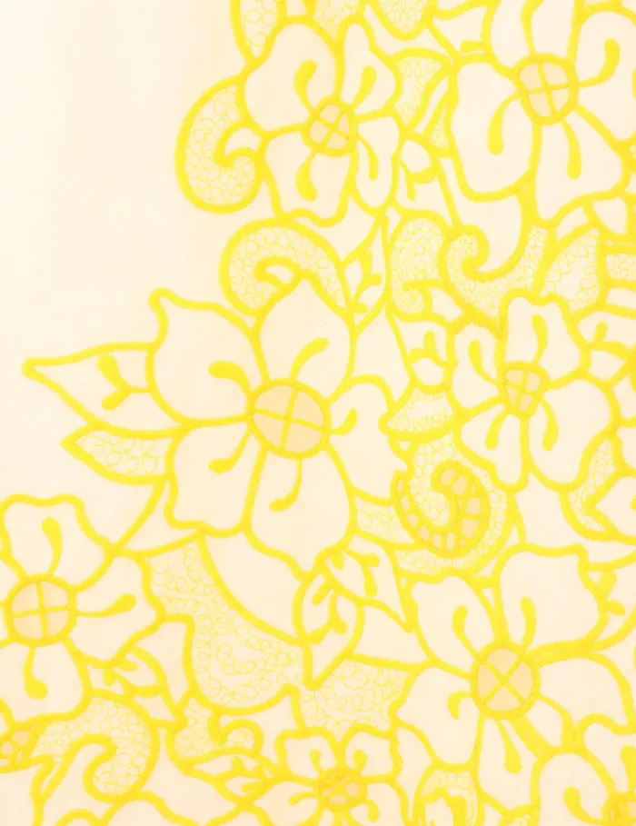 Women Zimmermann Dresses and Coverups Golden Embroidered Midi Dress Ivoryyellow