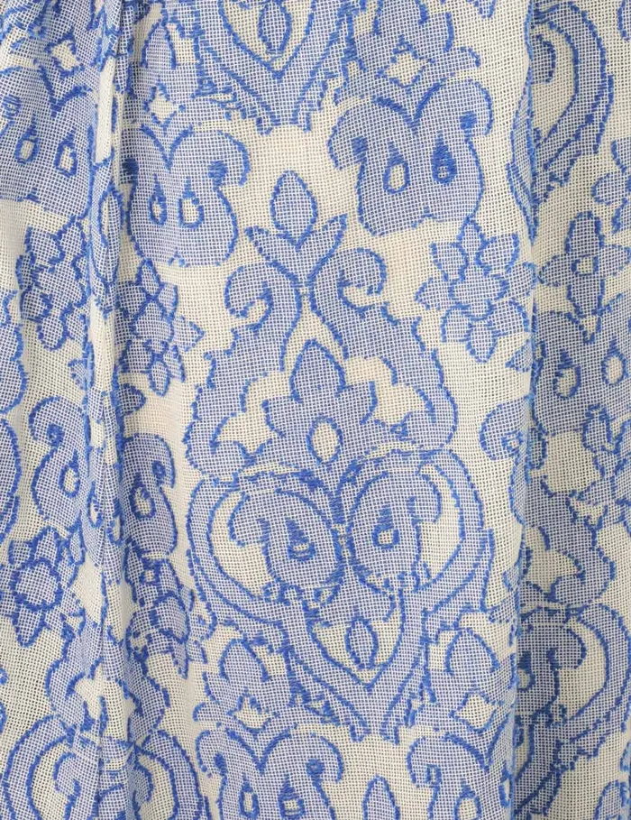 Women Zimmermann Dresses and Coverups Wylie Lantern Midi Dress Blue