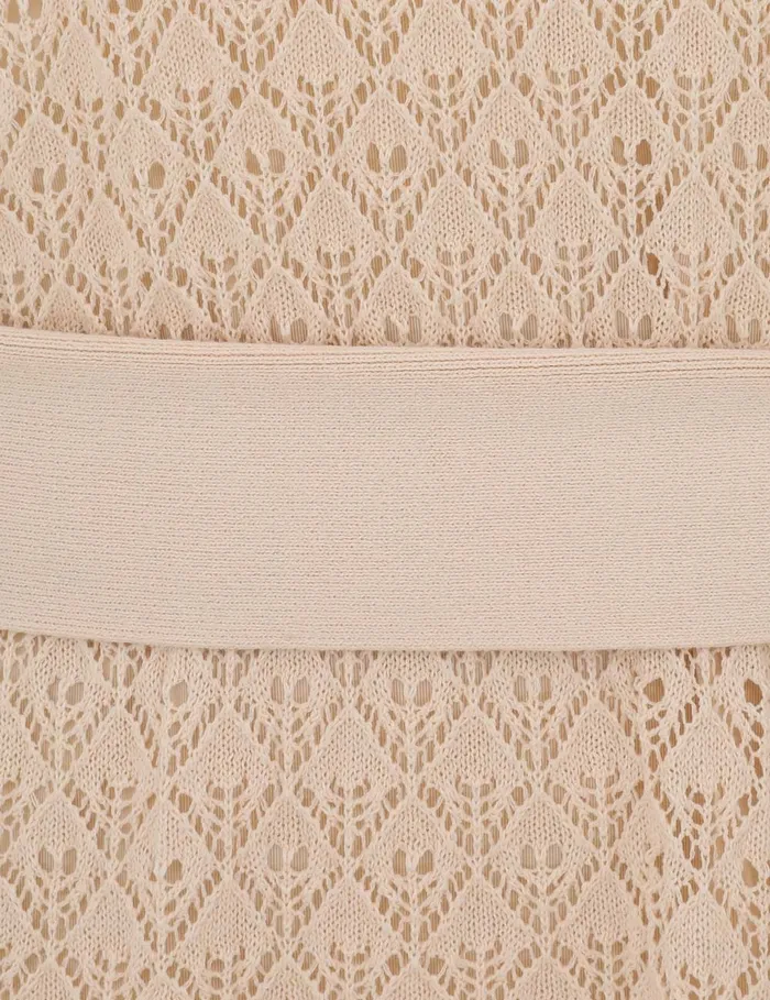 Women Zimmermann Dresses Crush Pointelle Batwing Dress Cream