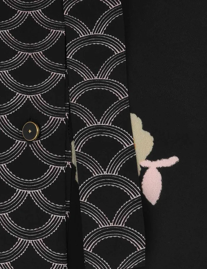 Women Zimmermann Dresses Pussybow Mini Dress Black Floral