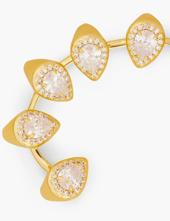 Women Zimmermann Earrings Radiant Ear Cuff Gold