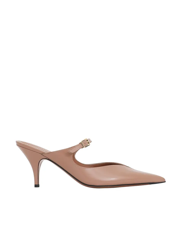 Women Zimmermann Heels Aura Mule 65 Biscuit