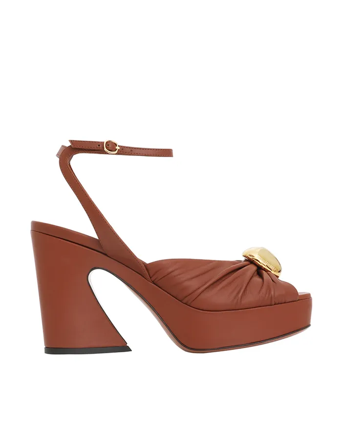 Women Zimmermann Heels Gleam Sandal 120 Tan