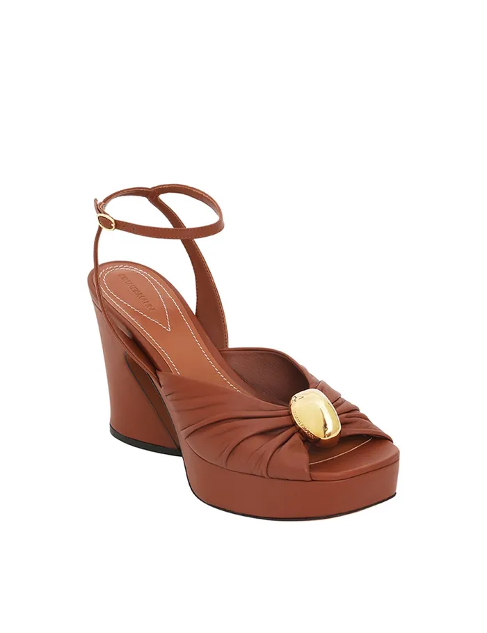 Women Zimmermann Heels Gleam Sandal 120 Tan