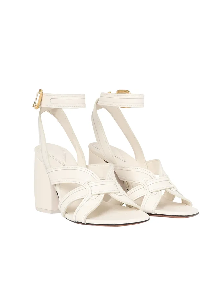 Women Zimmermann Heels Prisma Sandal 85 Macadamia
