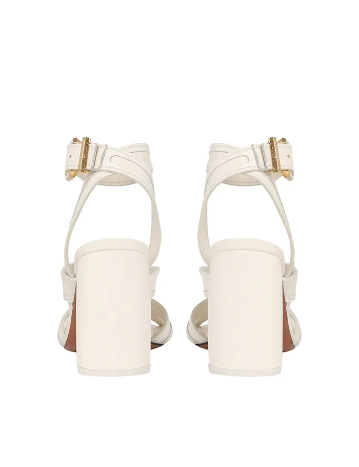 Women Zimmermann Heels Prisma Sandal 85 Macadamia