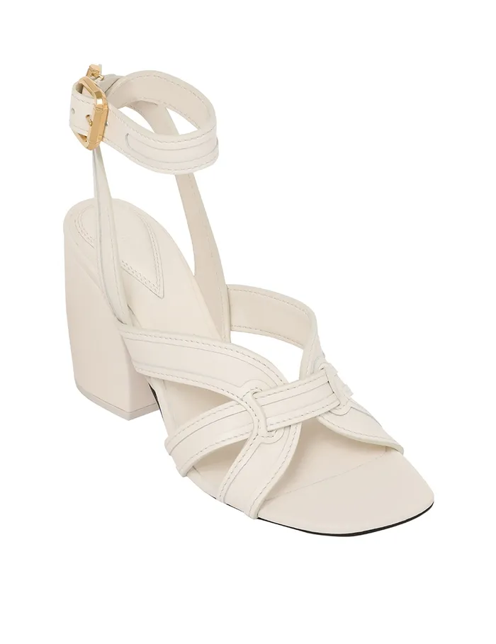 Women Zimmermann Heels Prisma Sandal 85 Macadamia