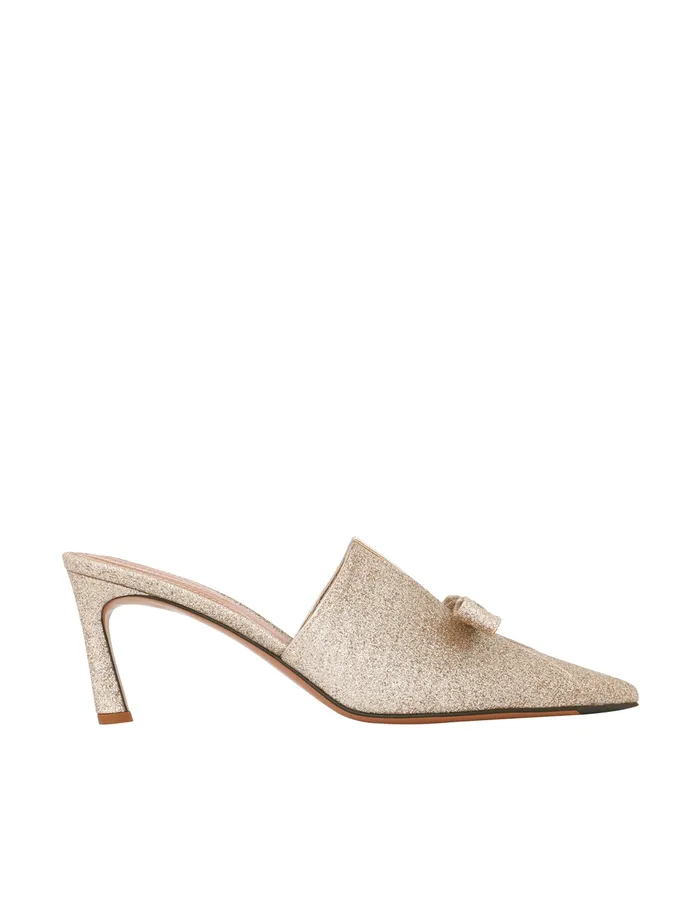 Women Zimmermann Heels Tux Mule 65 Gold