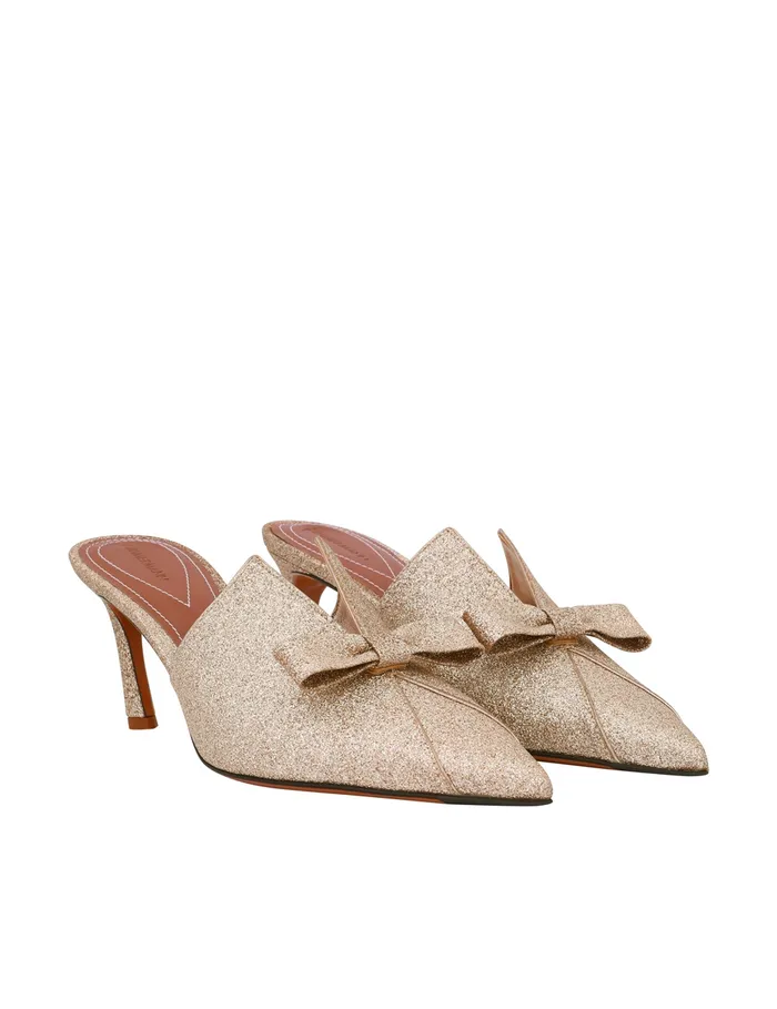 Women Zimmermann Heels Tux Mule 65 Gold