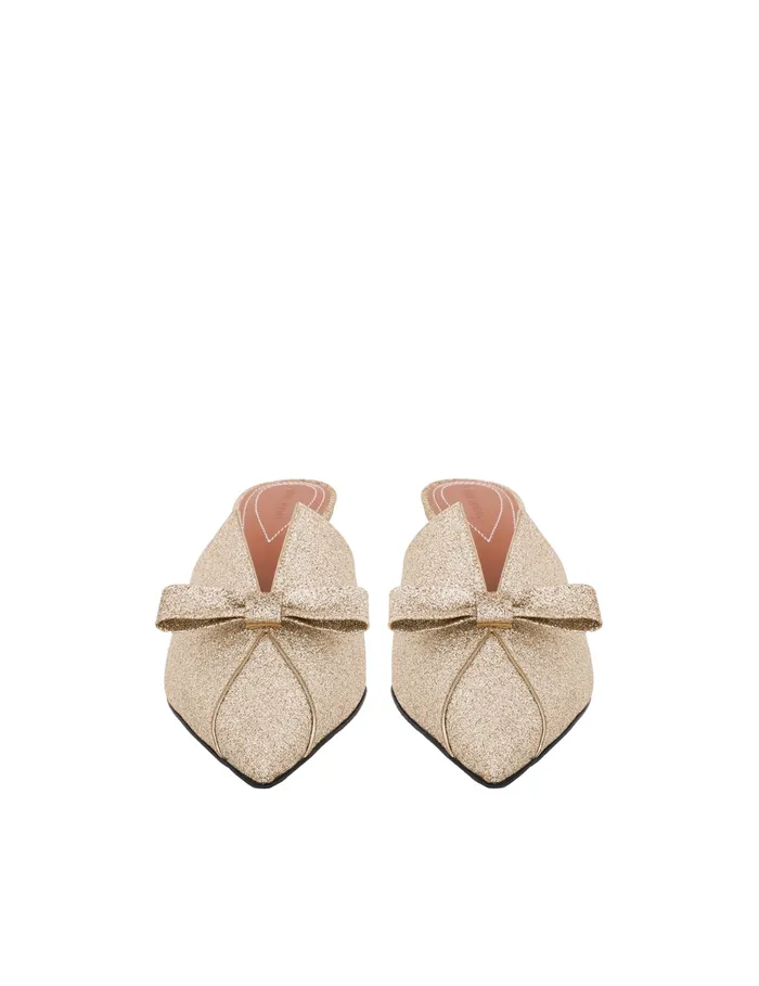 Women Zimmermann Heels Tux Mule 65 Gold