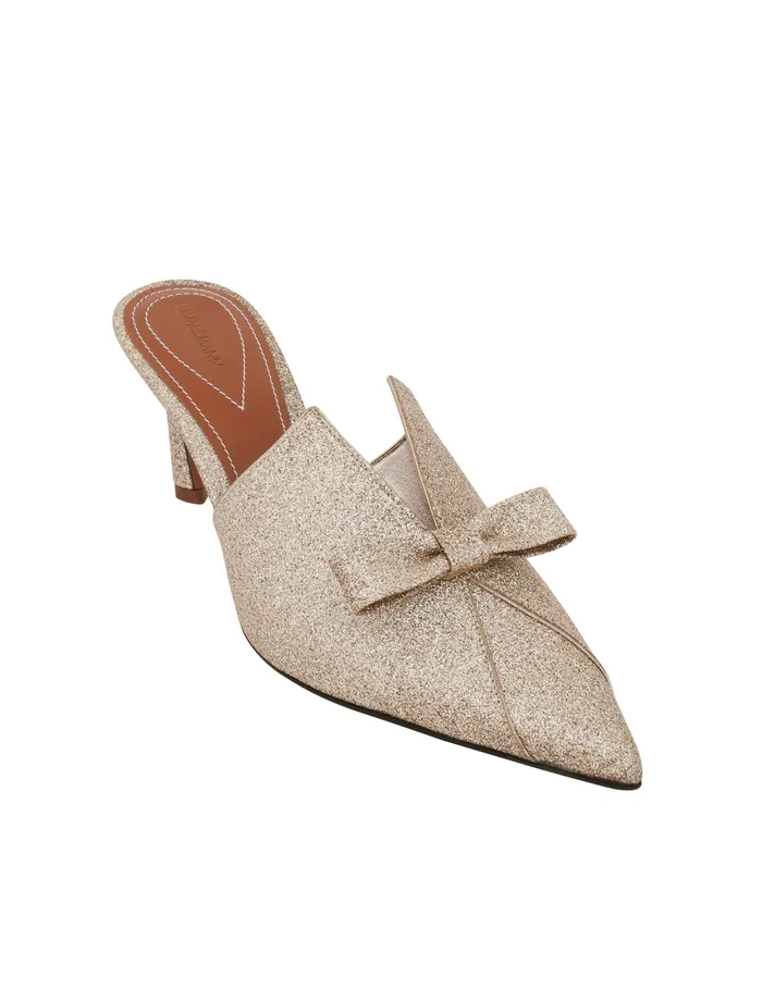 Women Zimmermann Heels Tux Mule 65 Gold