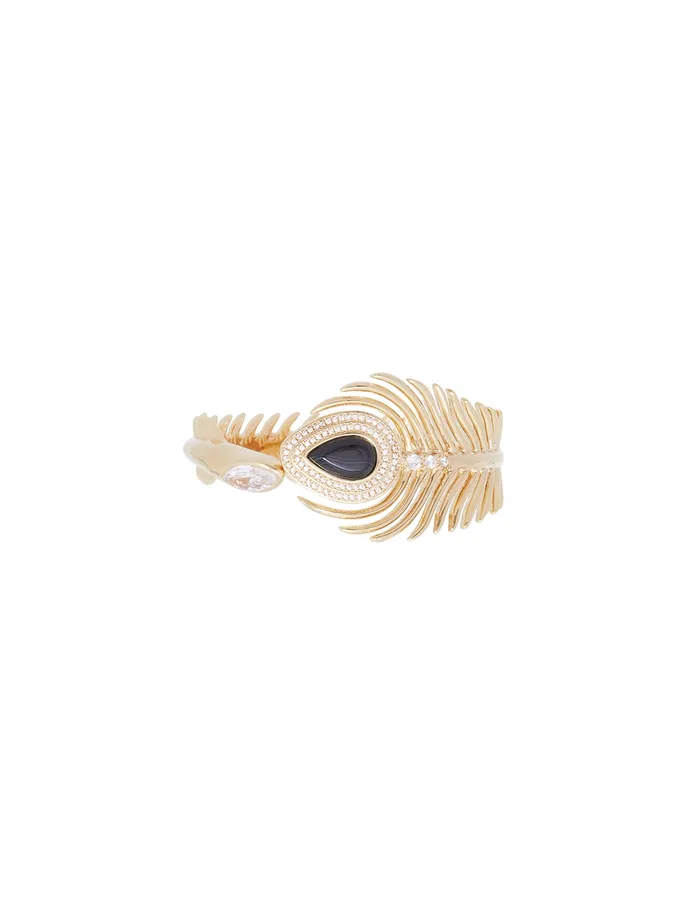 Women Zimmermann Jewellery Muse Cuff Goldonyx