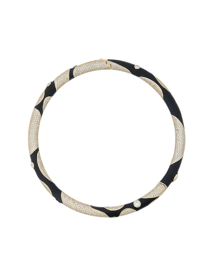 Women Zimmermann Jewellery Stella Pave Choker Goldblack
