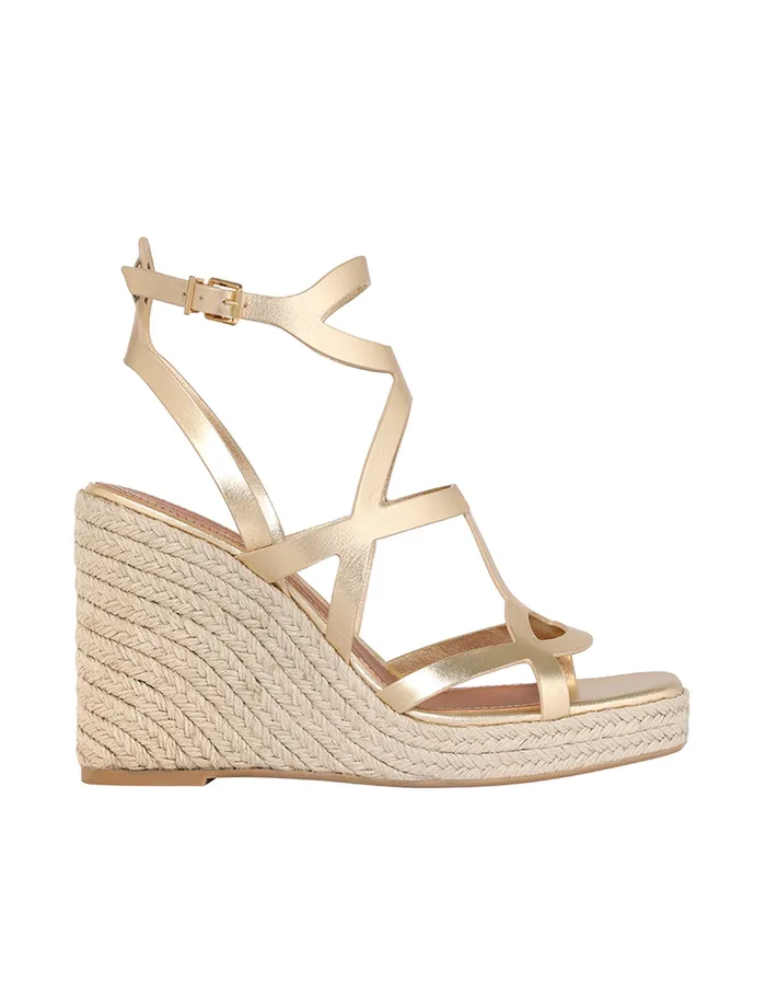Women Zimmermann Sandals Bay Espadrilles 110 Gold