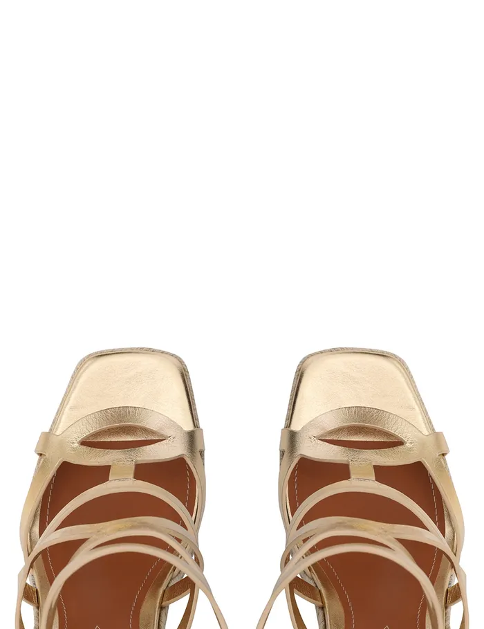 Women Zimmermann Sandals Bay Espadrilles 110 Gold