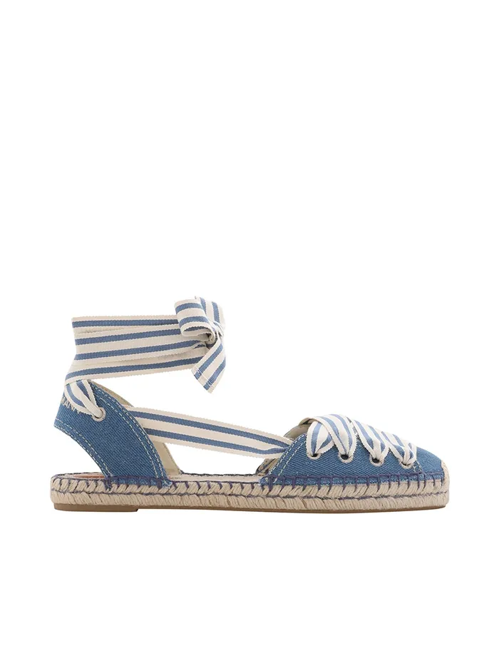 Women Zimmermann Sandals Sol Espadrille Denim