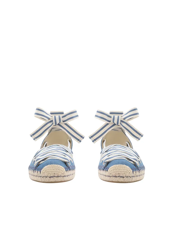 Women Zimmermann Sandals Sol Espadrille Denim