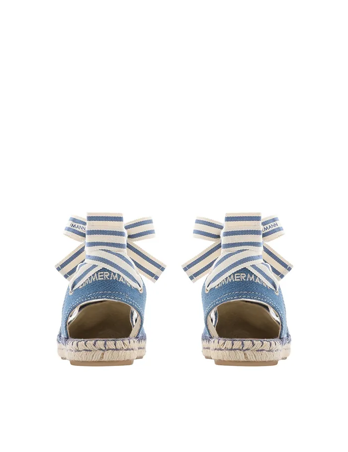Women Zimmermann Sandals Sol Espadrille Denim