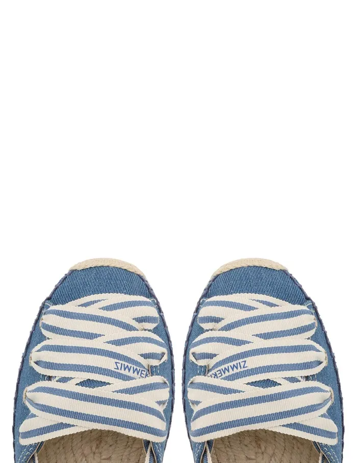 Women Zimmermann Sandals Sol Espadrille Denim