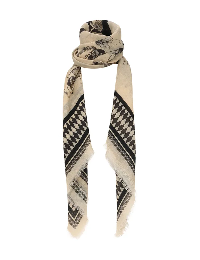 Women Zimmermann Scarves Printed Shawl Barry Otto