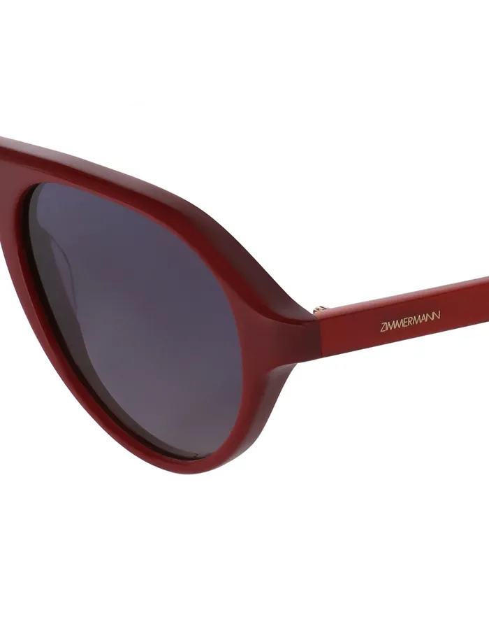 Women Zimmermann Sunglasses Cyd Aviator Burgundy