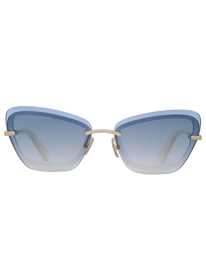 Women Zimmermann Sunglasses Gleam Square Denim